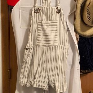 Boho styled overalls